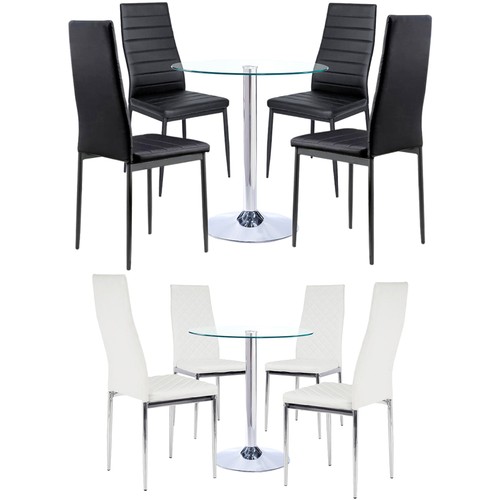 Round glass dining - round, and
