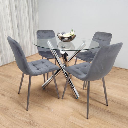 Dining table and chairs - dining,