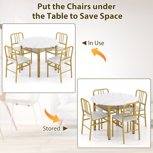 Piece dining set round - 5,