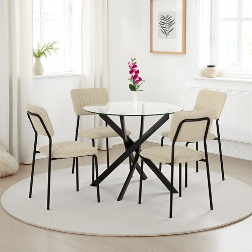 Sheldon round glass top - sheldon,