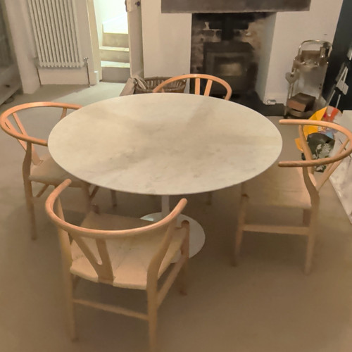 Large round designer marble - large,