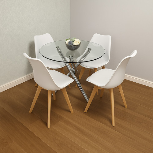Modern dining table set with - set,