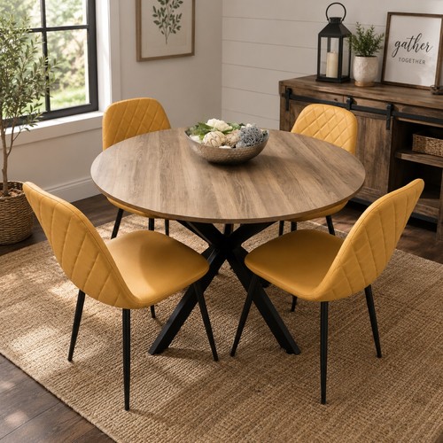 Seater round dining table - 4,