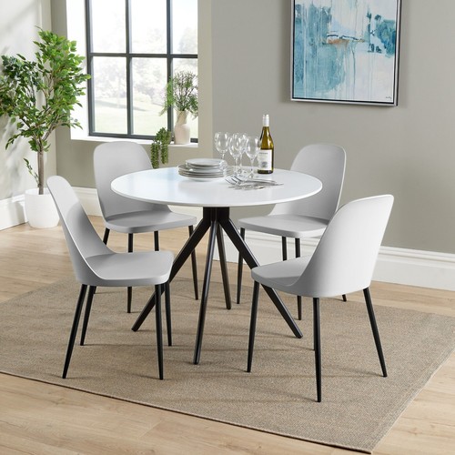 Aspen white round table - aspen,