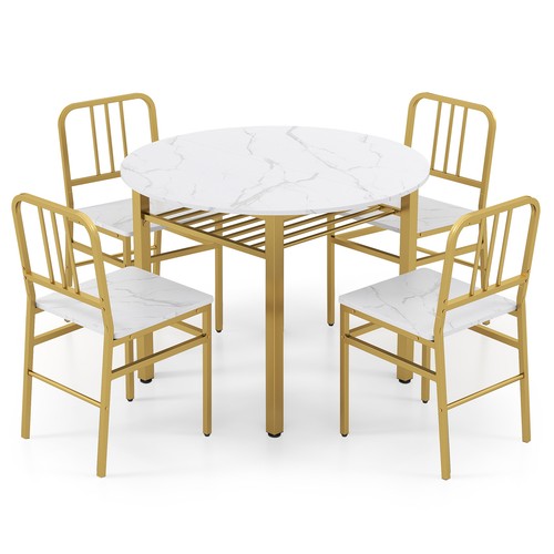 Costway piece dining table - costway, 5