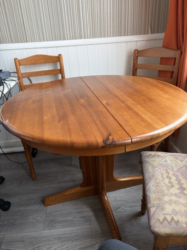 Solid wood dining table - wood,