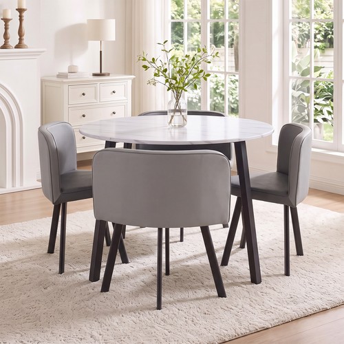 Dining table with chairs - dining,