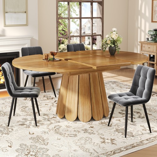 Extendable round dining - extendable, table