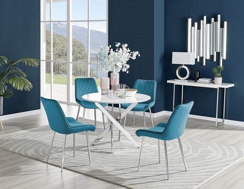 Novara white high - high, gloss