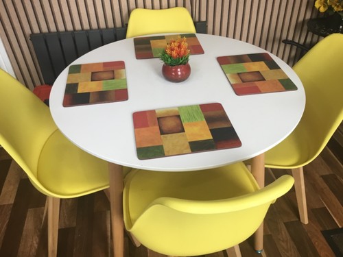 Table and chairs - and, 4