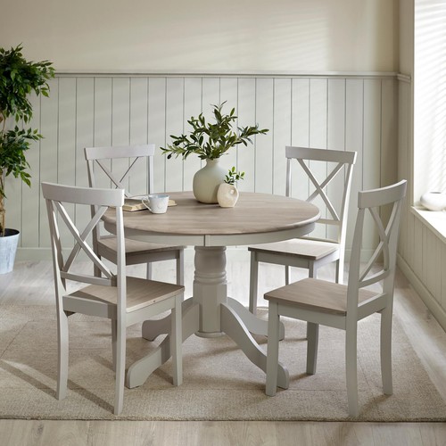 Bude 106cm round wooden - bude,