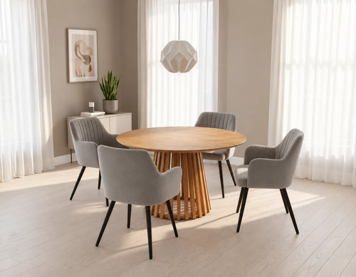 Kayci round oak - kayci, dining