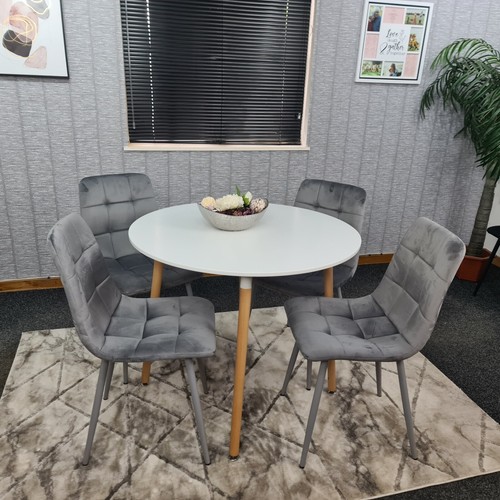 Dining table set round - set,