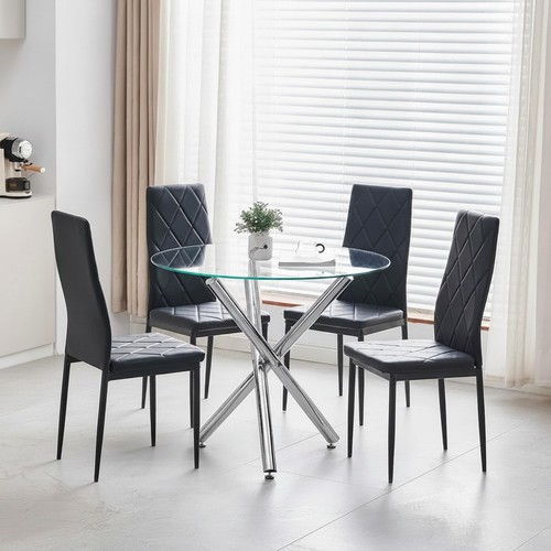 Menaka piece round glass - 5-piece,