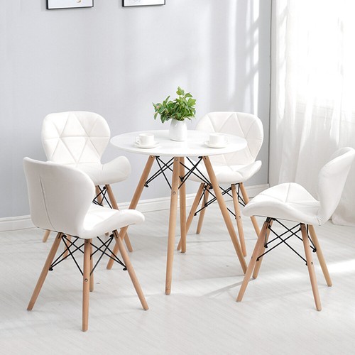 80cm round dining table and - 60/80cm,