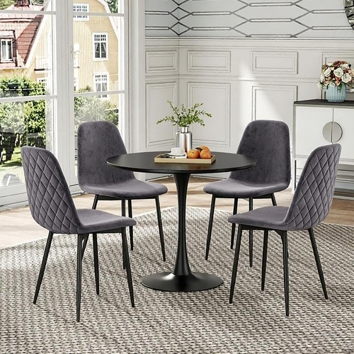Round dining table - dining, &