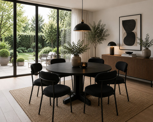 Modern stylish round dining - modern,