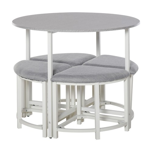Homcom modern round dining - homcom,