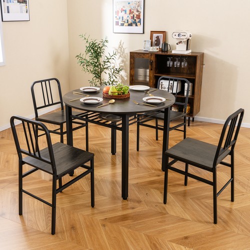 Piece grey dining table set - table,