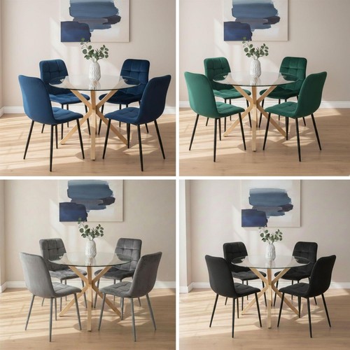 Round dining table - table, 4