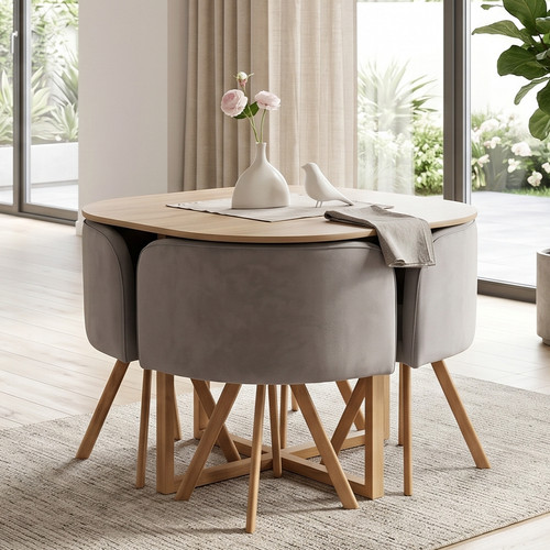 Space saving dining table - table, and
