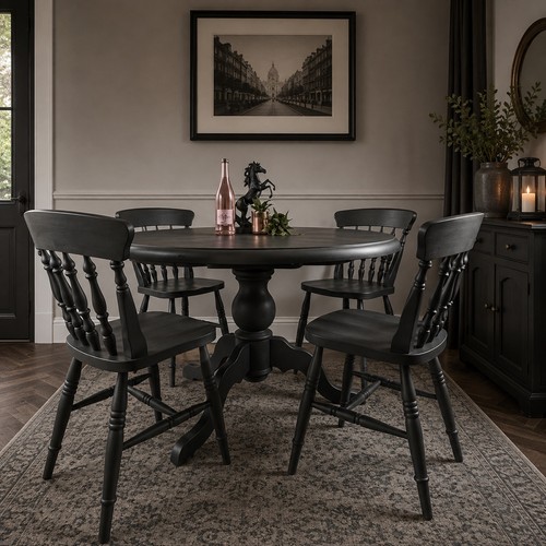 Circular pedestal dining - pedestal,